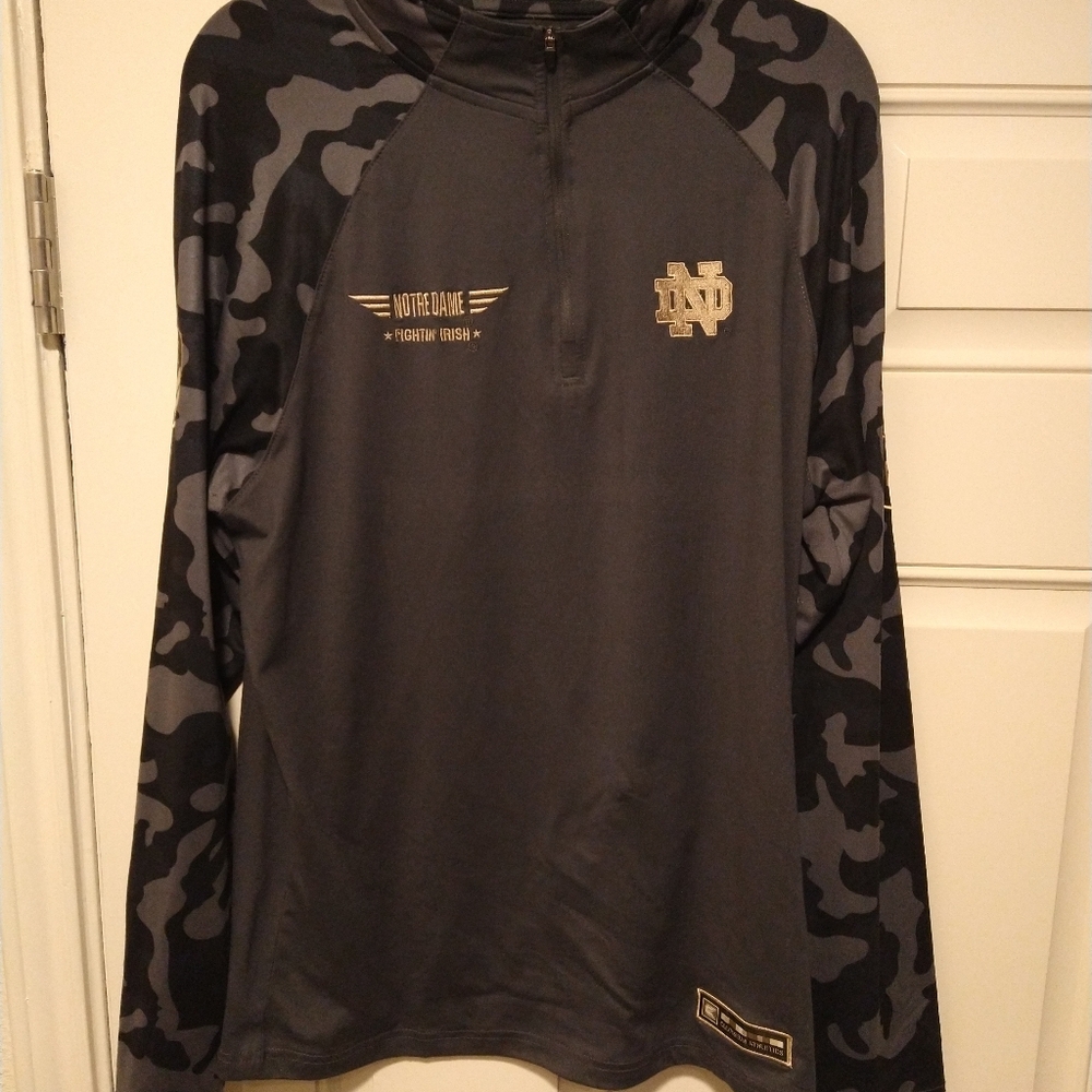 Colosseum Notre Dame Fighting Irish OHT Military Appreciation Pullover Men's Med - Picture 3 of 9